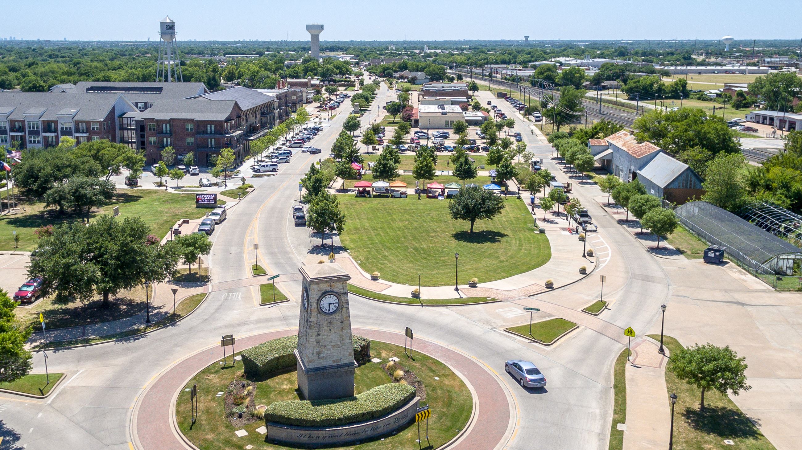 Artificial turf installation project in Rowlett, Texas